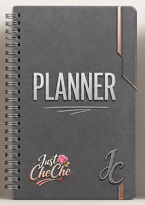 Soft Grey Planner